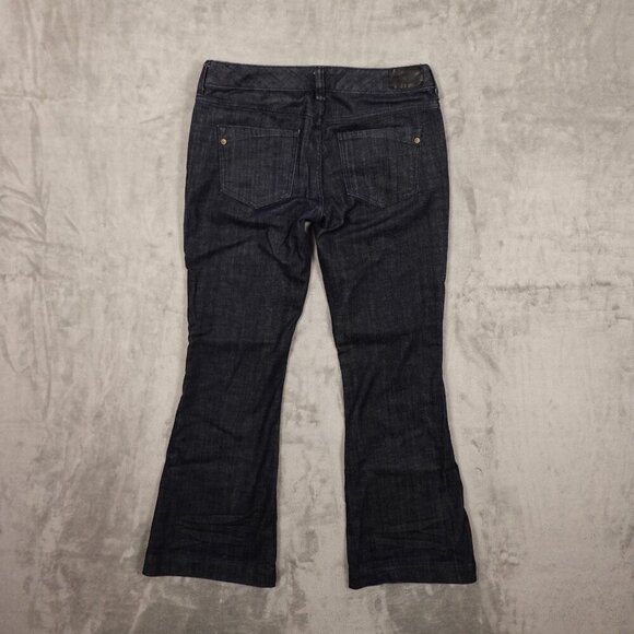 Express Jeans EVA Fit & Flare - Women's Size 10R - Dark Indigo Blue Denim - Picture 9 of 12